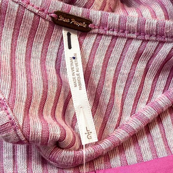 Free People Drops Of Venus Midi Dress Pink Size Large Vacation Spring Summer NWT - Picture 7 of 9